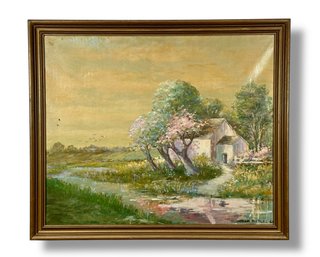 William Butler 1961 - Impressionist Oil On Canvas