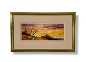 Bill Ely Framed Watercolor (A)