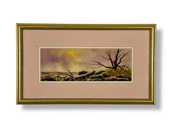 Bill Ely Framed Watercolor (B)