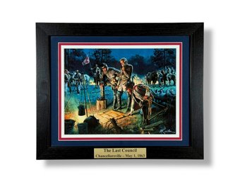 Mort Kunstler 'The Last Council' Framed Lithograph