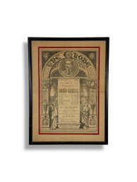 1872 'The Globe' Theatre Program