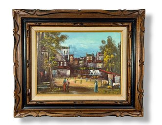 Mid-Century Framed Impressionist - Oil On Canvas