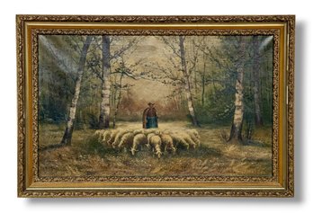 19th C. Oil On Canvas - Signed Milrose/Melrose