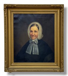19th C. Providence RI Island Portrait - Oil On Canvas