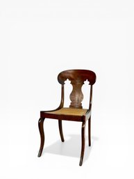 Empire Period Tiger Maple Side Chair