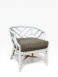 Henry Link Mid-Century Rattan Armchair