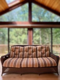 Lloyd Flanders All-Weather Wicker Sofa