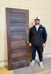 Late 19th C. Oak 6-Panel Door