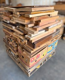 Mixed Grouping Of Walnut, Spalted Maple, Pine, Chestnut & Oak