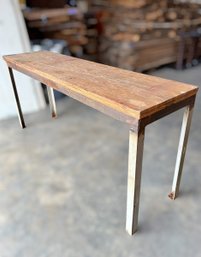 Vintage Steel Work Bench