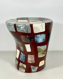 Abalone Mosaic Stool (A)