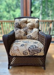 Lloyd Flanders All-Weather Wicker Armchair