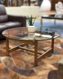 Mid-Century Round Coffee Table