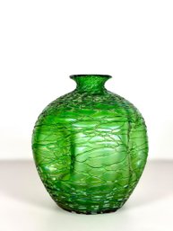 A Loetz Iridescent 'Crete - Chine' Art Glass Vase
