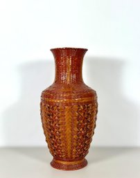 Asian Woven Vase