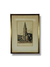 19th C. St. Clement Danes Engraving