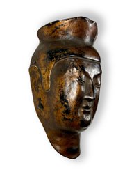 From Japan - Japanese 'Minoku Bosatsu' Lacquered Mask