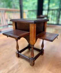 Pine Stand  With Pull-Out Trays