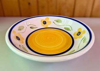 Large Hand-Painted Serving Bowl