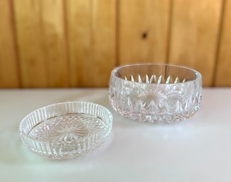Lot Of (2) Crystal Bowls