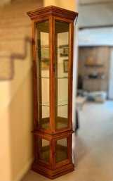 Mid-Century Glass Curio Cabinet