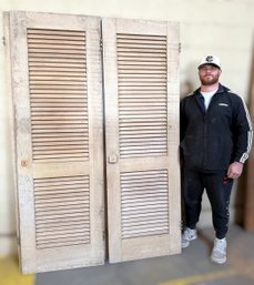 (4) Louvered Closet Doors - Sugar Pine
