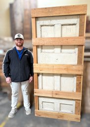 Historic 18th. C Entry Way Panel Door