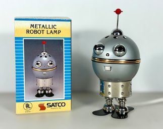 RARE - Satco Robot Lamp - New Old Stock In Box