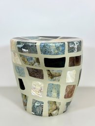 Abalone Mosaic Stool (B)