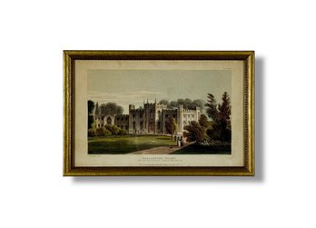 1827 'Roehampton Priory' Engraving