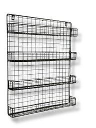 Wrought Iron Wall Mounted Spice Rack