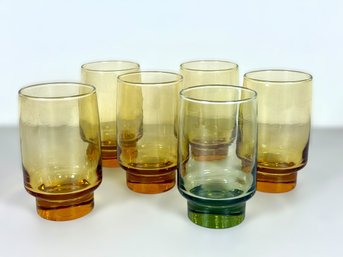 Set Of 6 Vintage Cocktail Glasses