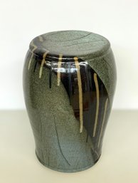 Michael Jones Signed Stoneware Stool (B)