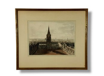 1814 R. Ackermann Oxford Engraving