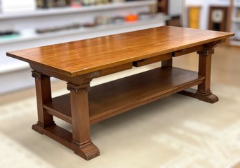 Solid Mahogany Refectory Table