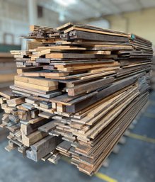 Large Mixed Grouping Of White Pine, Oak & Chestnut - Barn Components