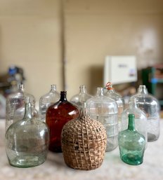 Grouping Of Vintage Glass Jugs