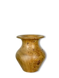 Jack Kurek Hand-Turned Maple Burl Vase