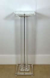 1970s Lucite Sculpture Pedestal