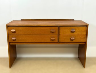1950 British Modern Teak Console - Stag Furniture Co.
