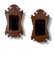 Rare Salesman Sample Chippendale Mirrors (2)