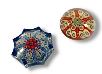 Grouping Of (2) Scottish Paperweights