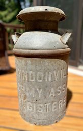 Vintage 'New England Dairies' Milk Can