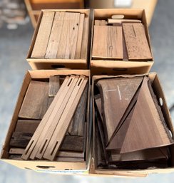 (12) Boxes Of Chestnut & Pine Cutoff For Models