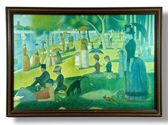 Framed George Seurat Print