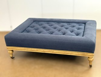 Large Tufted Ottoman On Casters - Century Furniture
