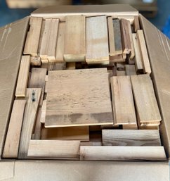 Large Box Of 250-300 Year Old Resawn Chestnut & White Pine