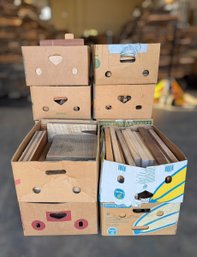 (12) Boxes Of Furniture & Barn Cutoff - Chestnut, Oak, Walnut, Cherry & Pine