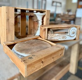 Mid 18th C. Greek Architectural Capital - From Westbrook, CT