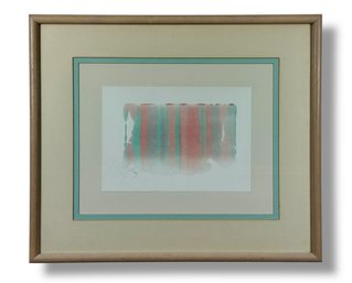 Pink & Blue Framed Artwork